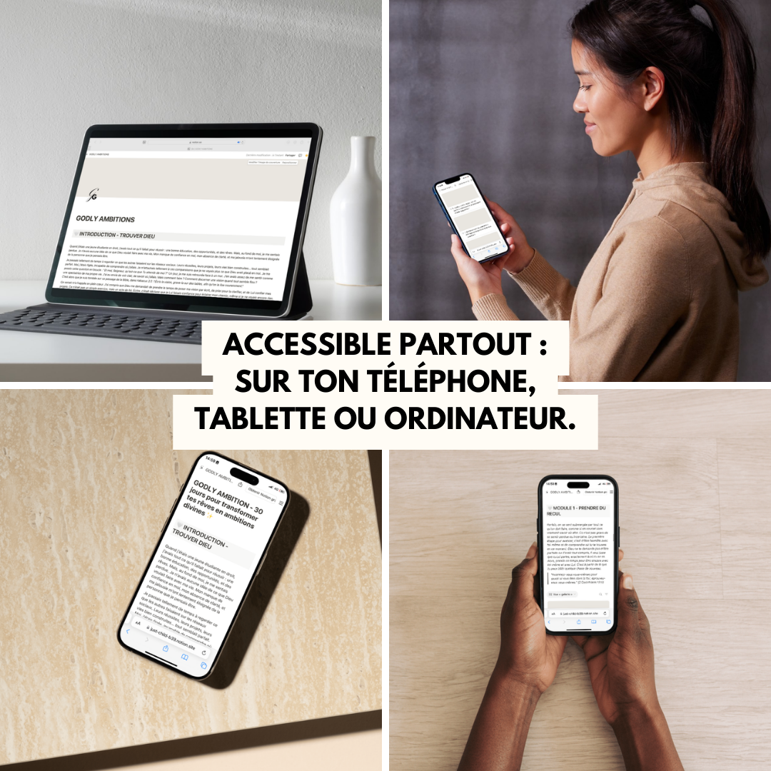 (WORKBOOK) GODLY AMBITION ✨ - 30 jours pour transformer tes rêves en ambition divines